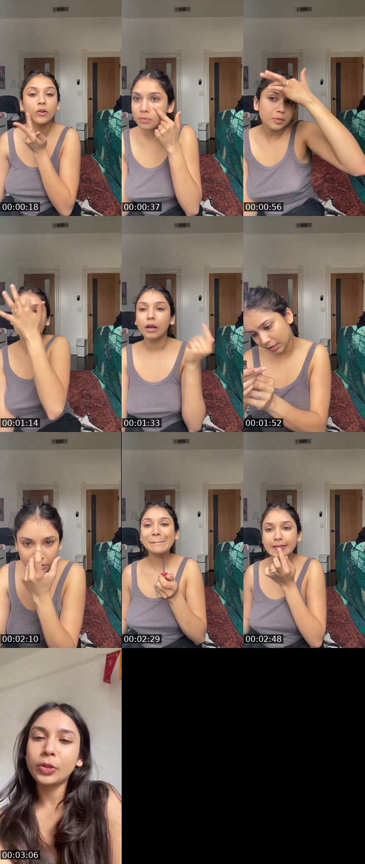 TikTok live: Makeup time for an audition! by @anikaisfamous