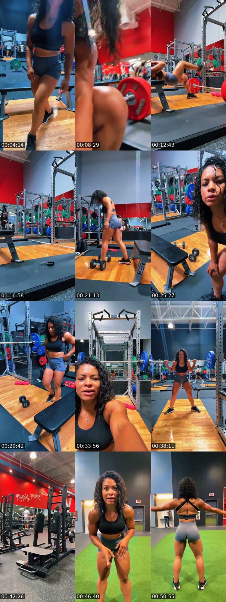 TikTok live: GLÚTEOS/FEMORALES WORKOUT 🏋🏽‍♀️ 🏋🏽‍♀️🔥🔥 by @cristafit502