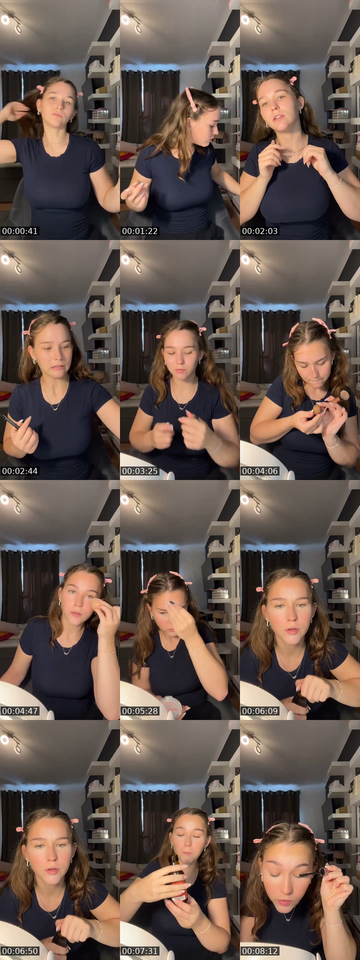 TikTok live: GRWM by @fiona.rcc