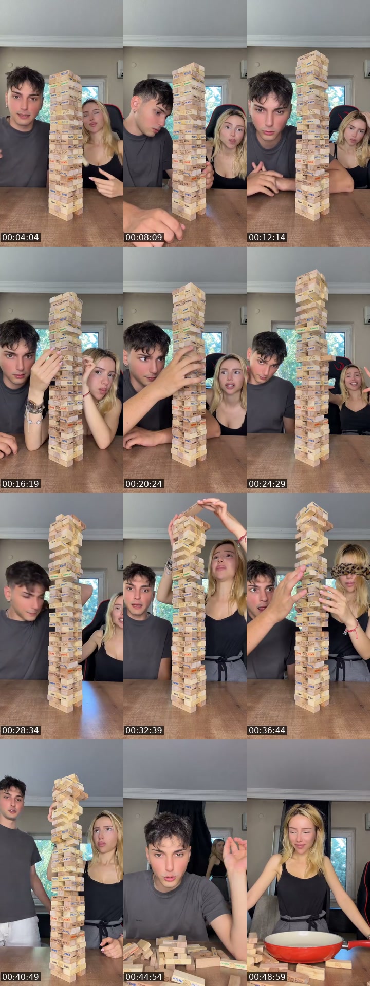 Turkey TikTok live: JENGA DÜNYASI CEZALI by @visneli.biber
