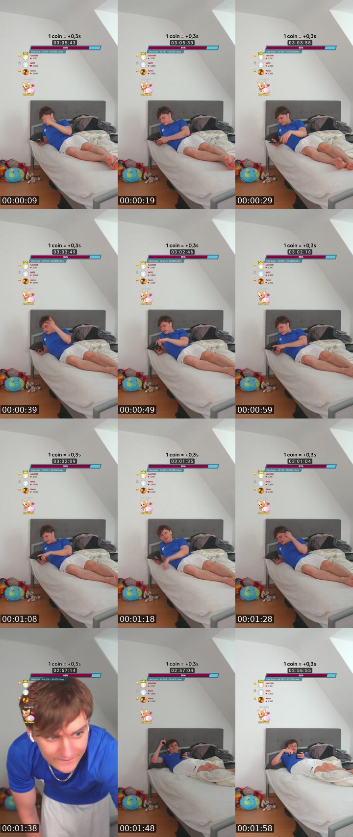 TikTok live: Live Marathon!! by @heyjustinwolf