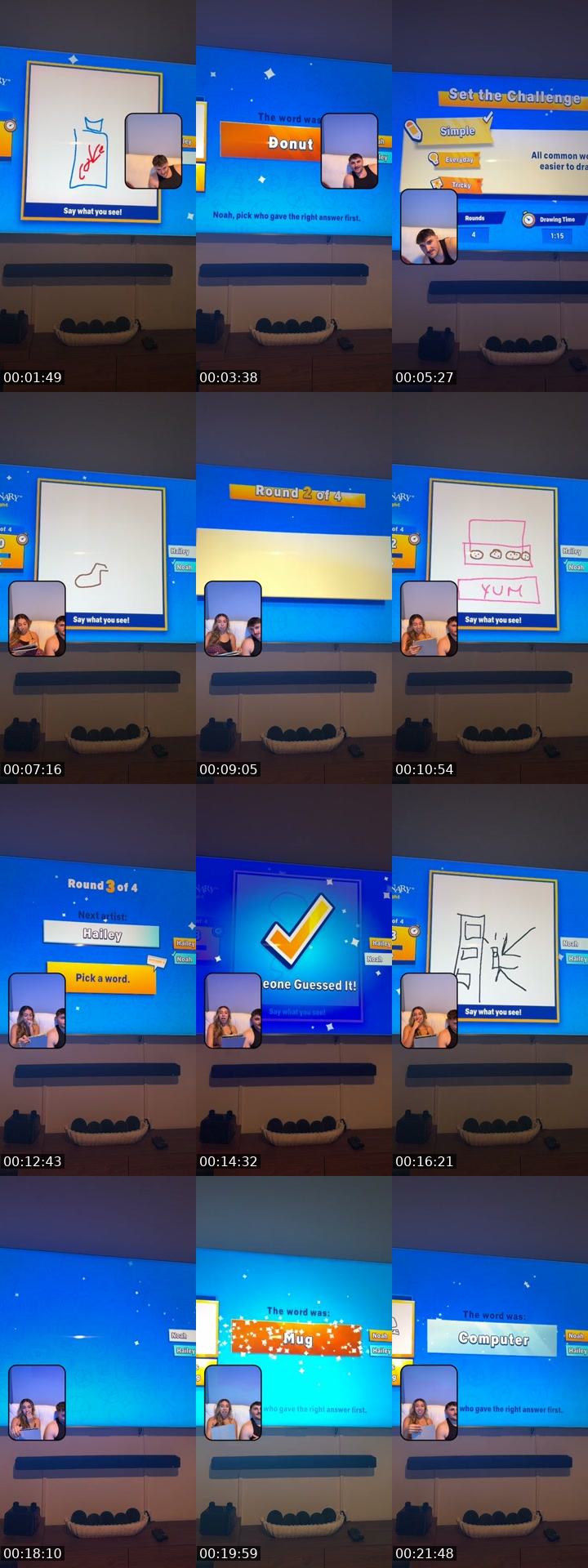 TikTok live: Pictionary Night! by @noahxhailey