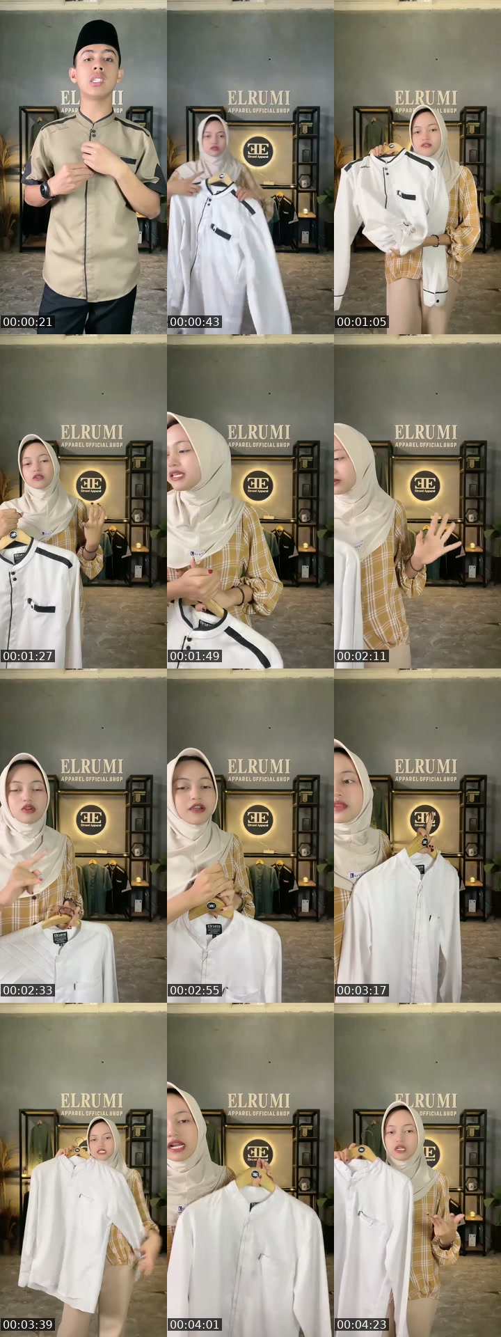TikTok live: Promo baju koko pria by @elrumi_apparel_official