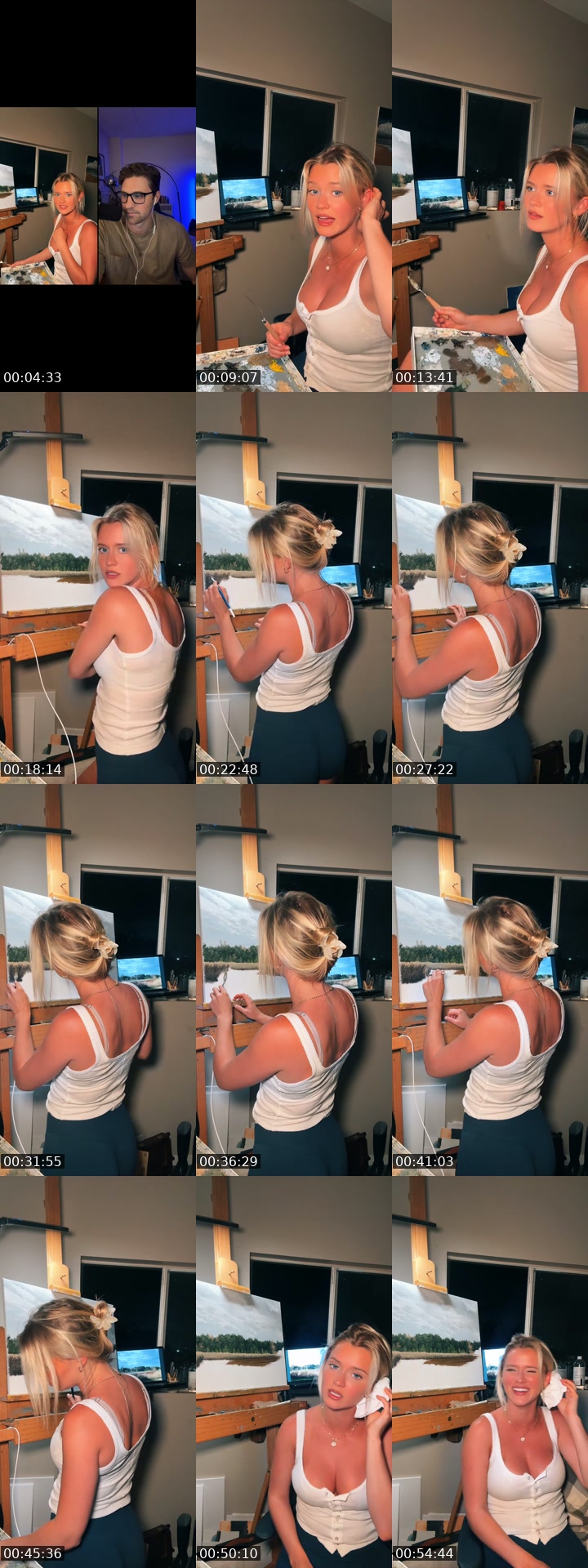 TikTok live: Post workout cooking by @lizzie25k