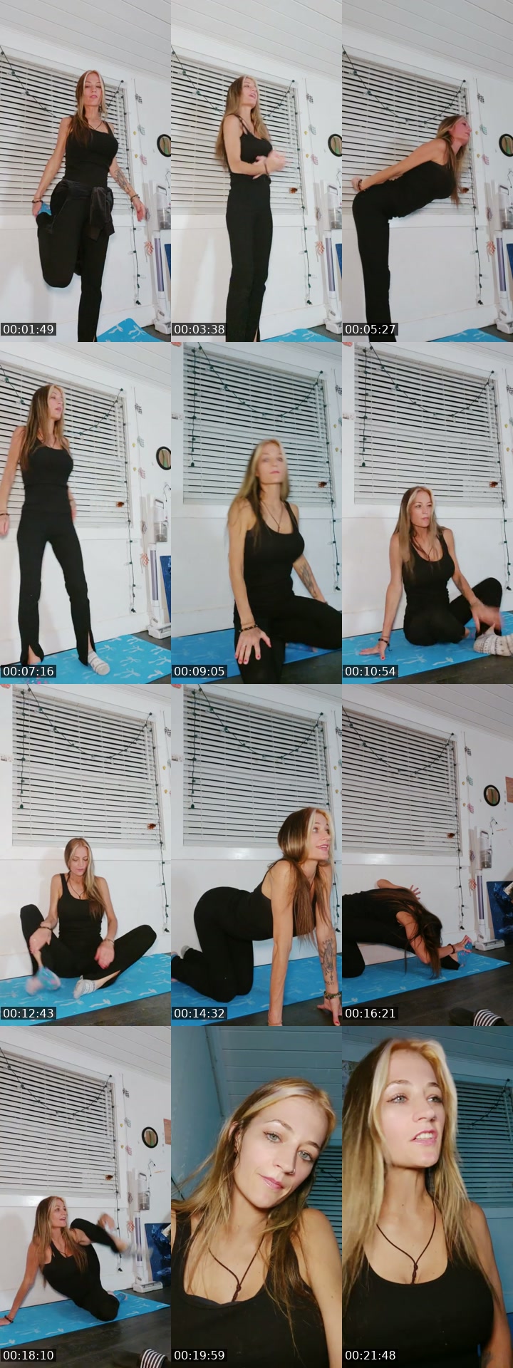 TikTok live: live yoga! and positive talk :) by @lightripple111