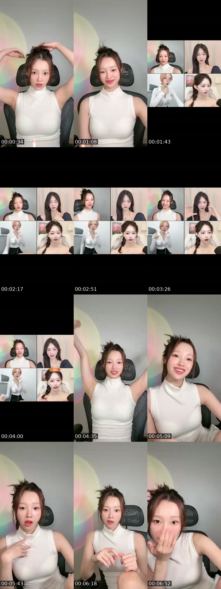TikTok live: 눈썹 날라갓어.. 패널티아님 by @kanghaerim_