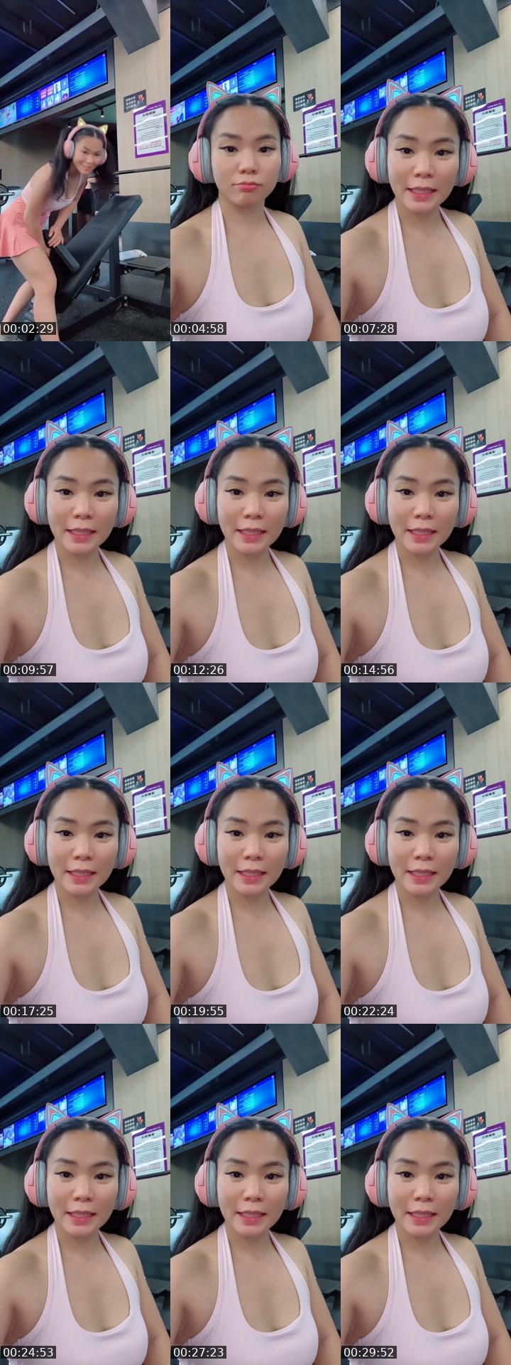 TikTok live: Gym by @tinydinyanna9