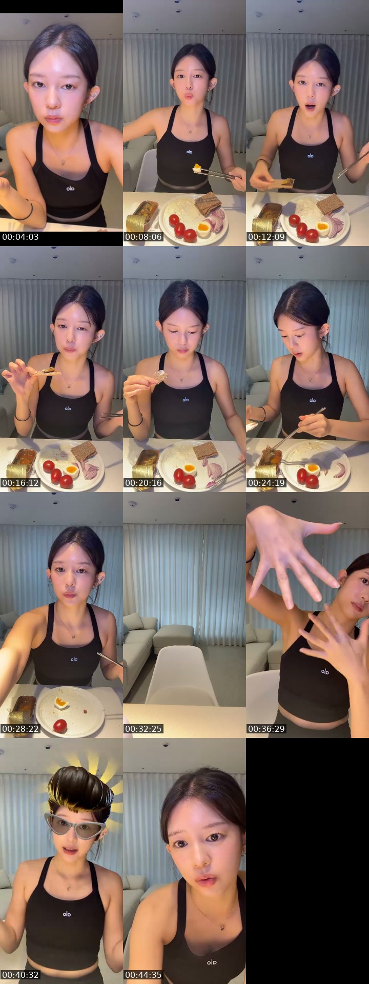 TikTok live: eating by @daisiesforyu