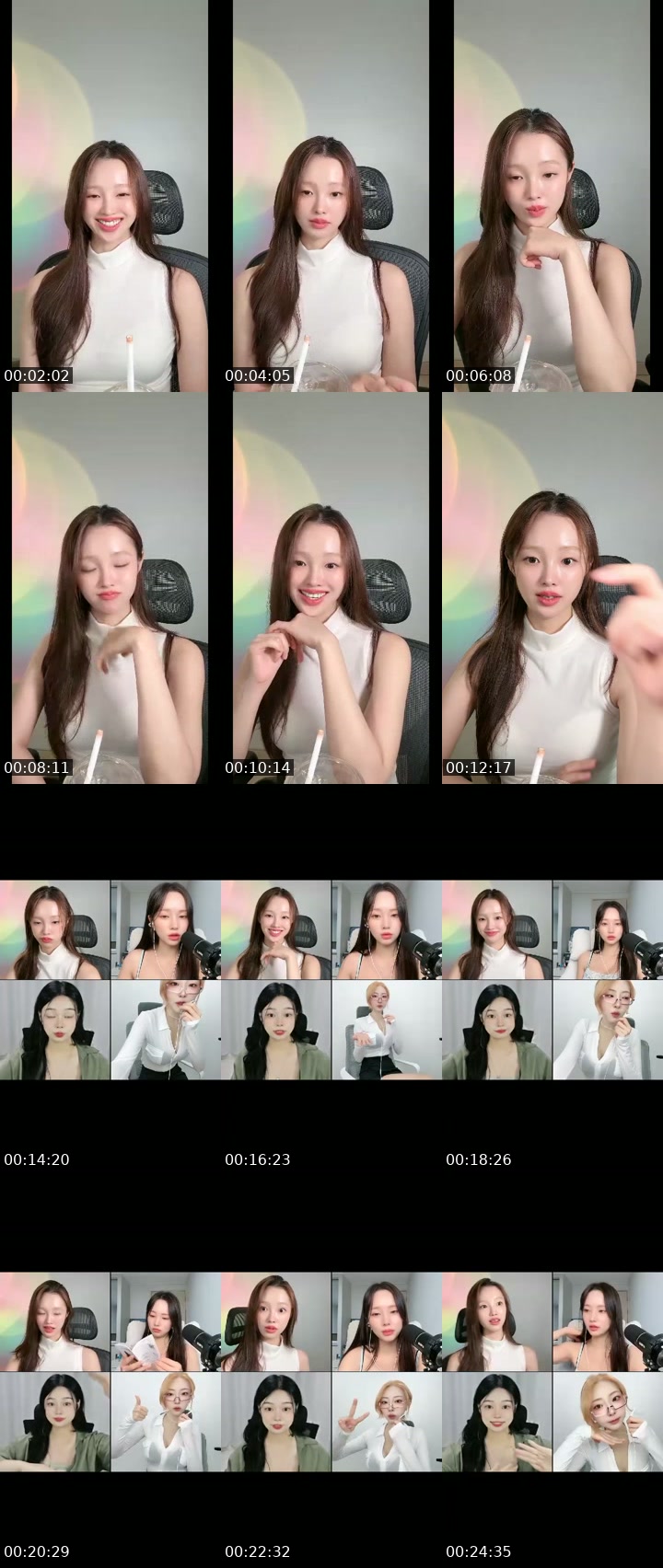 TikTok live: 눈썹 날라갓어.. 패널티아님 by @kanghaerim_