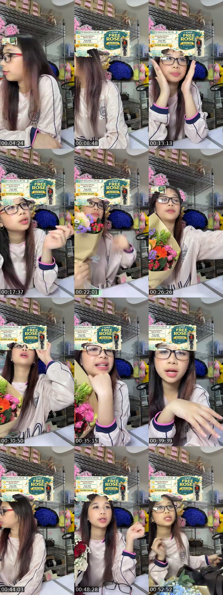 @flowershopsg TikTok live from 2026-07-14