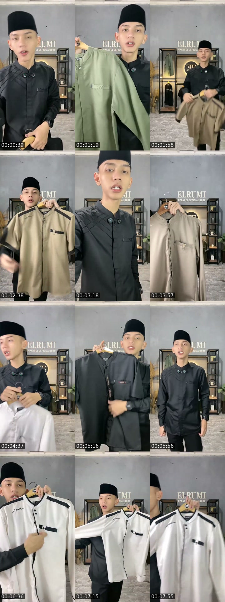 TikTok live: Promo baju koko pria by @elrumi_apparel_official