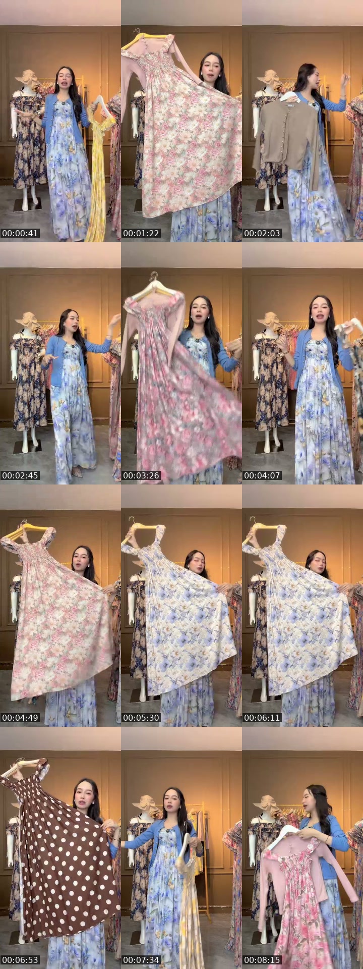 TikTok live: Marion long dress by @sirrin_girls