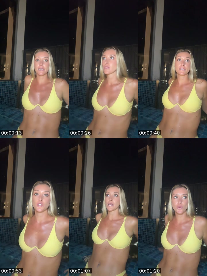 TikTok live: In piscina a Kuala Lumpur by @ladymarloow