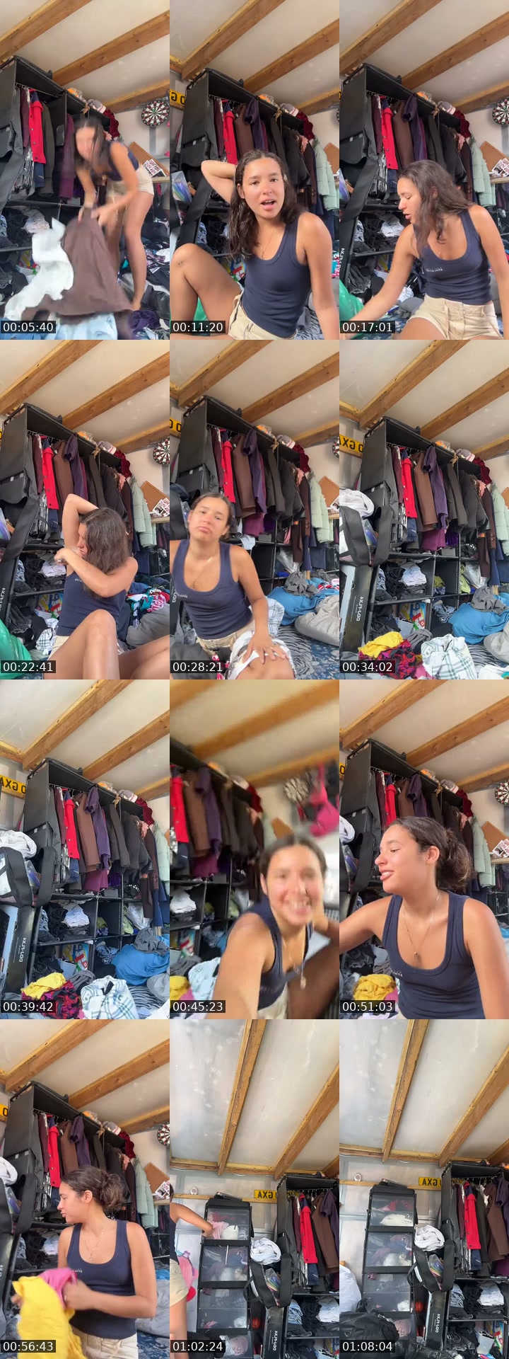 TikTok live: Cleaning my room pt125 by @elaineoatlatte