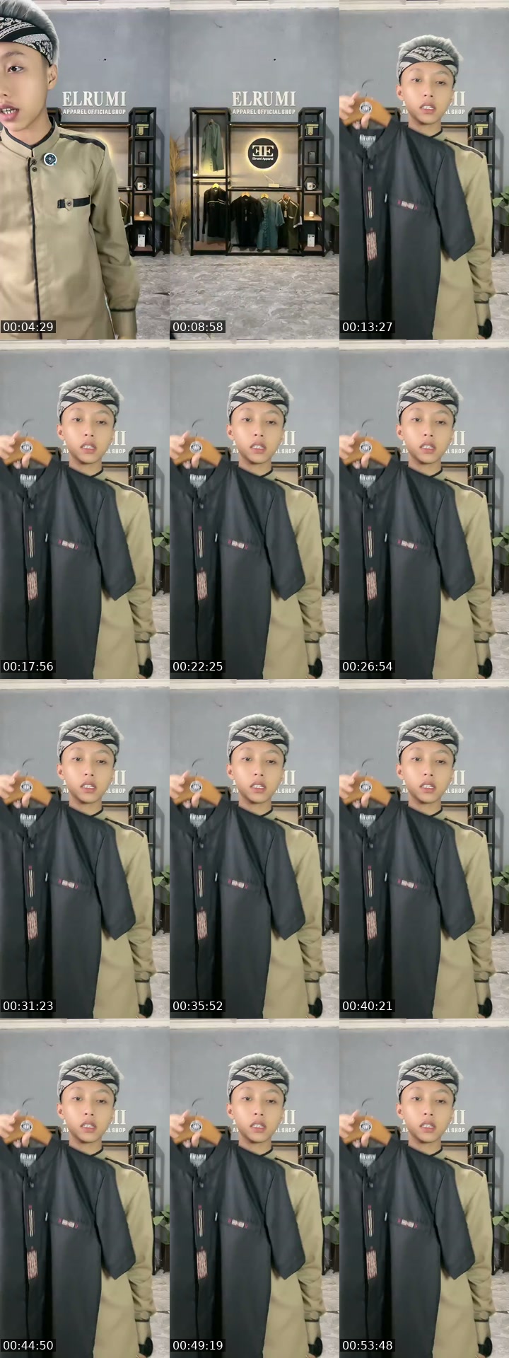 TikTok live: Promo baju koko pria by @elrumi_apparel_official