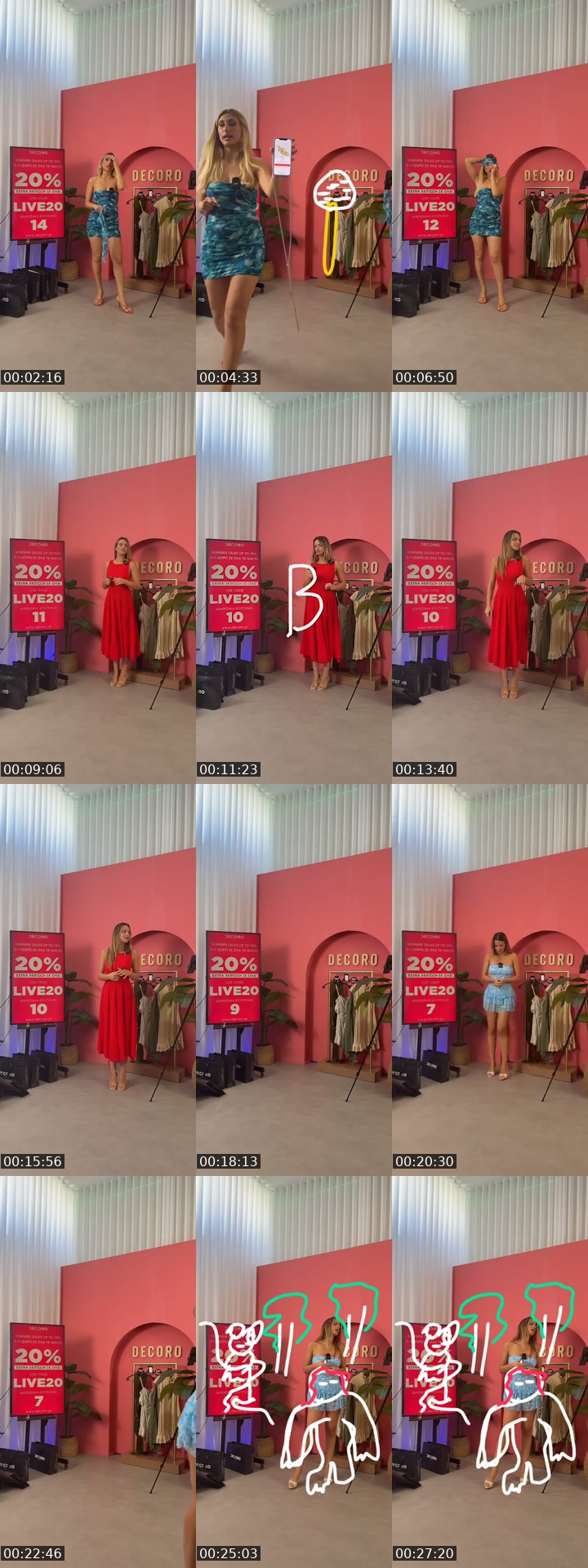 Greece TikTok live: LIVE20 extra 20% by @decoro.gr