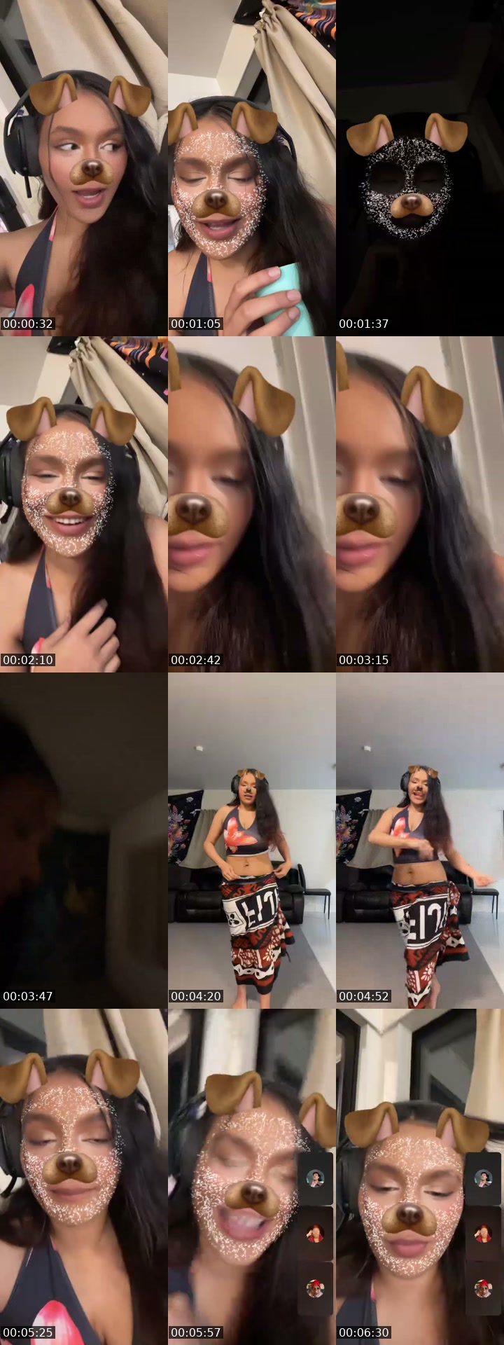 TikTok live: ❤️🌺 by @itsmazzzxo