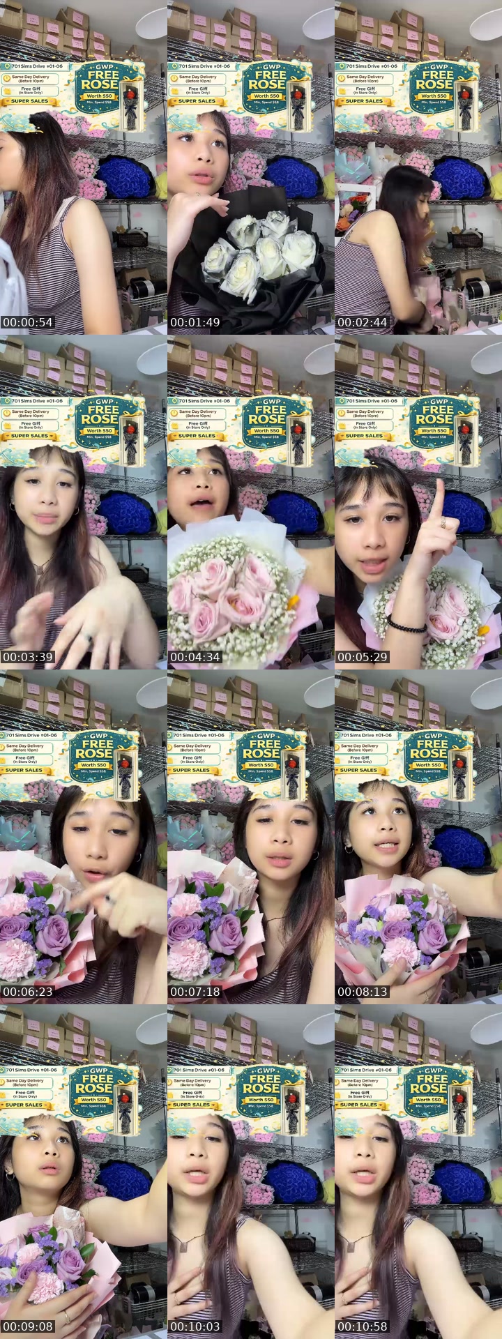 @flowershopsg TikTok live from 2026-07-15