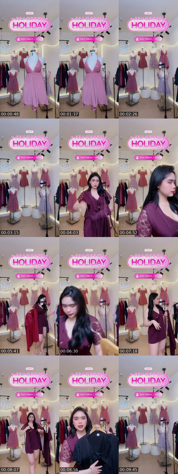 TikTok live: GUNCANG HARGA SLEEPWEAR🔥‼️ by @qigerie