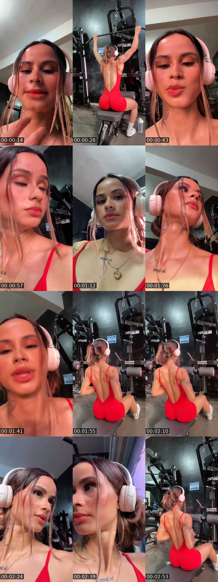 TikTok live: Treino de costas by @gabyluz8
