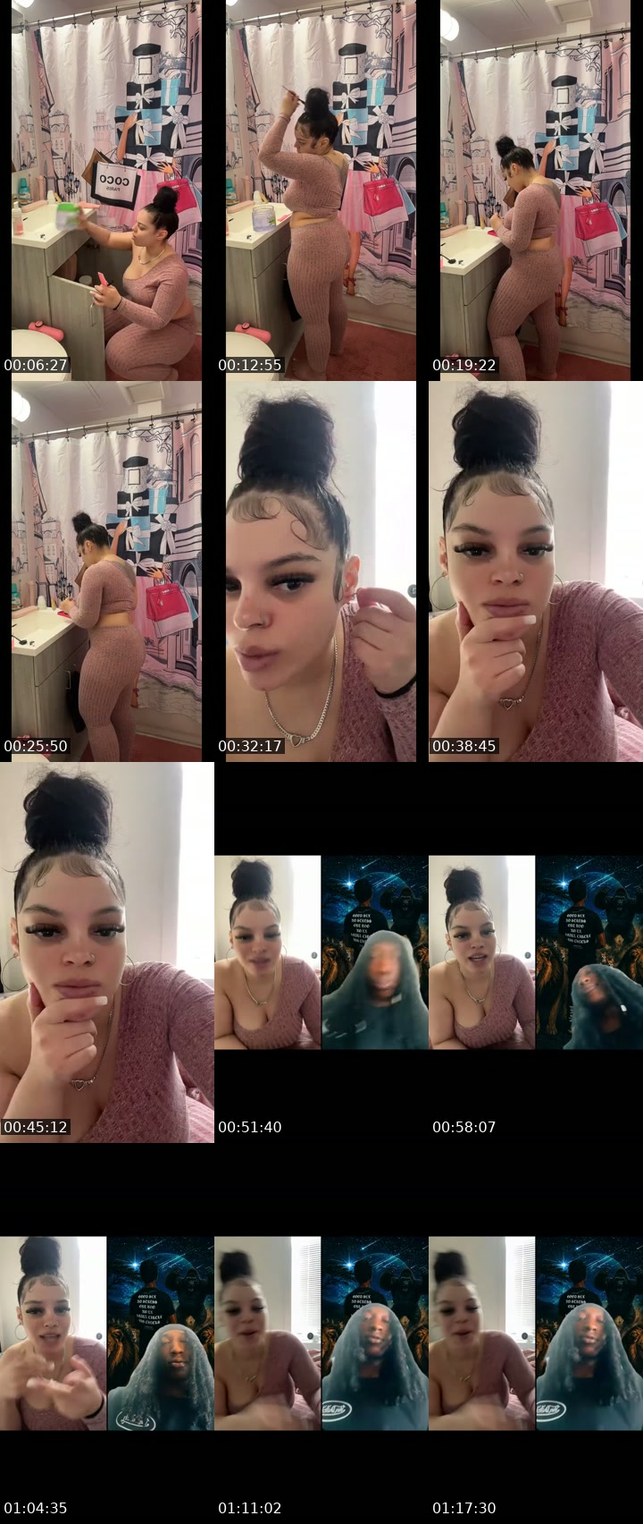 TikTok live: GRWM by @reallifetiny__