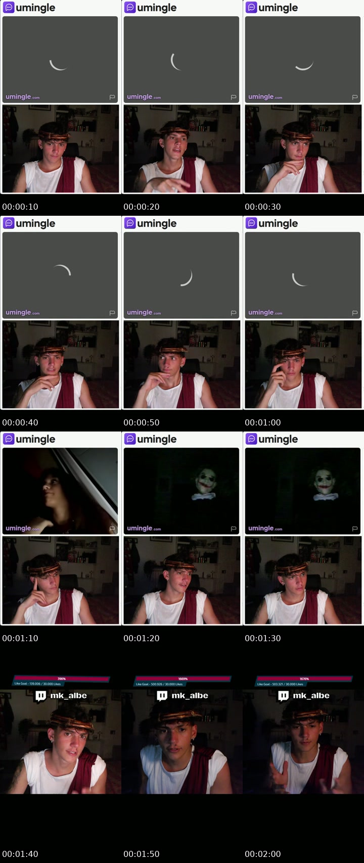 TikTok live: MESSIA VS DEMONI by @mk_albe