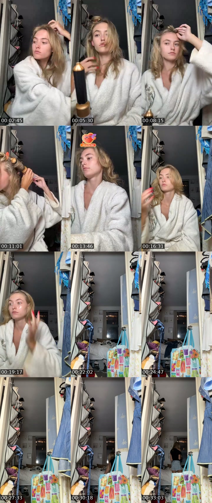 TikTok live: blow out and love island up by @chlo_in_nyc