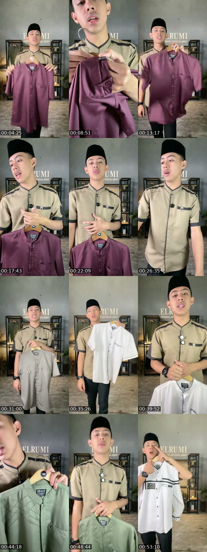 TikTok live: Promo baju koko pria by @elrumi_apparel_official