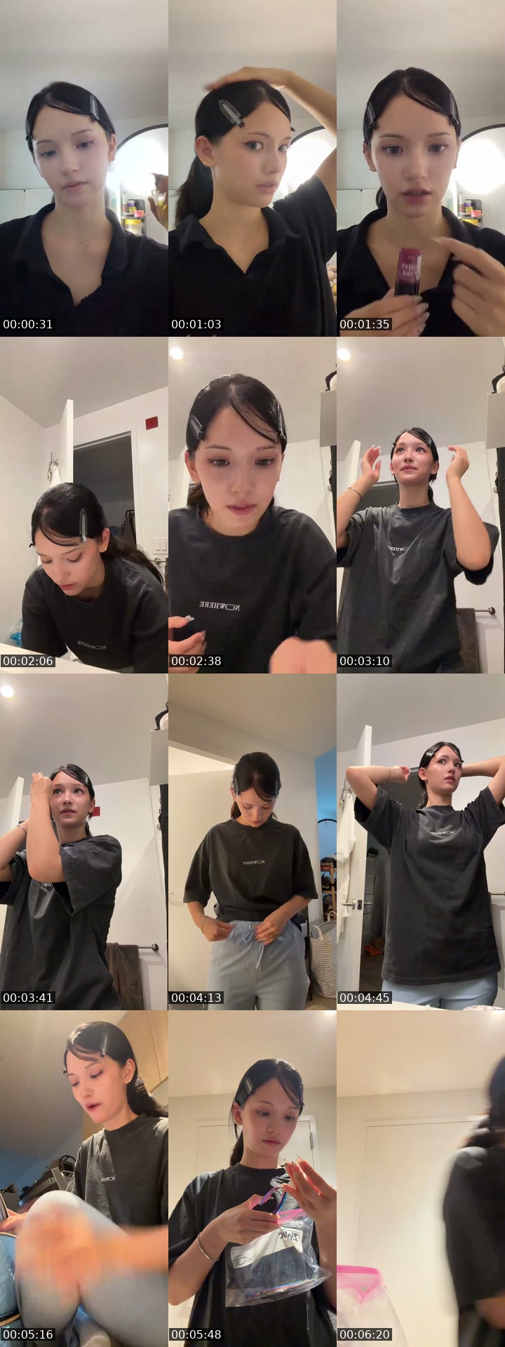 TikTok live: grwm to go to school in nyc by @thegreynabi