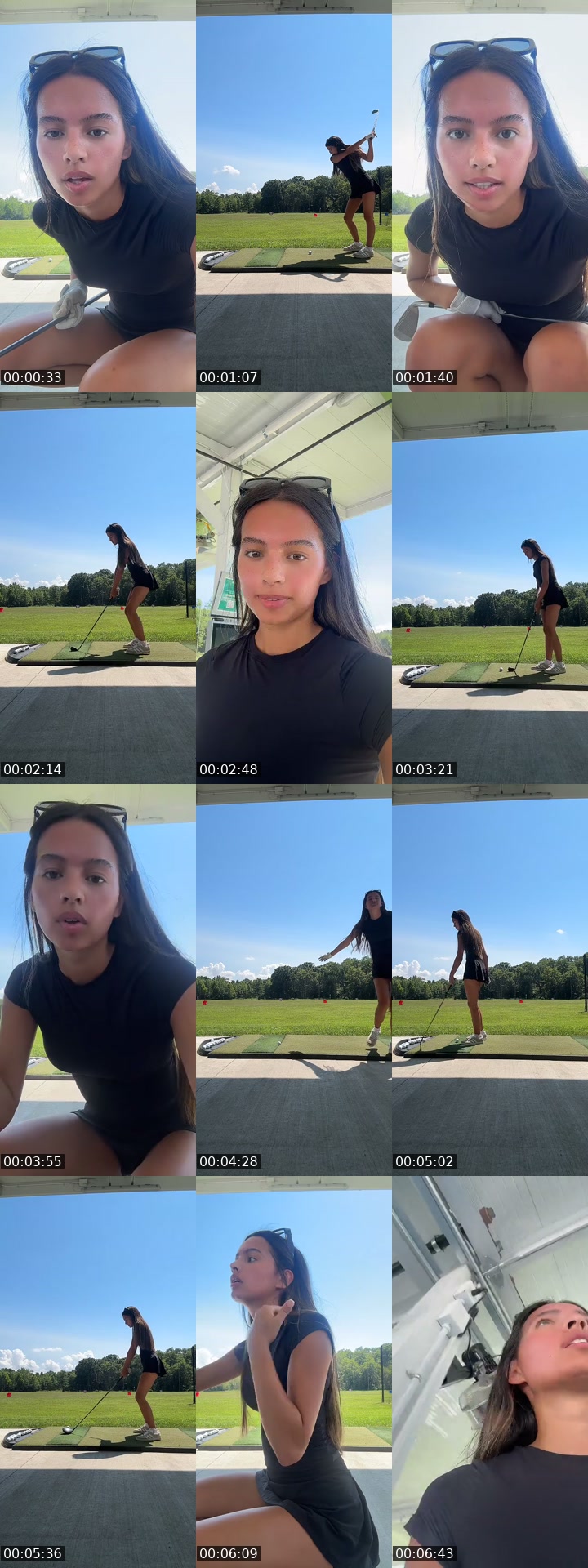 TikTok live: how’s my form? 🏌️‍♀️ by @ashleyz360