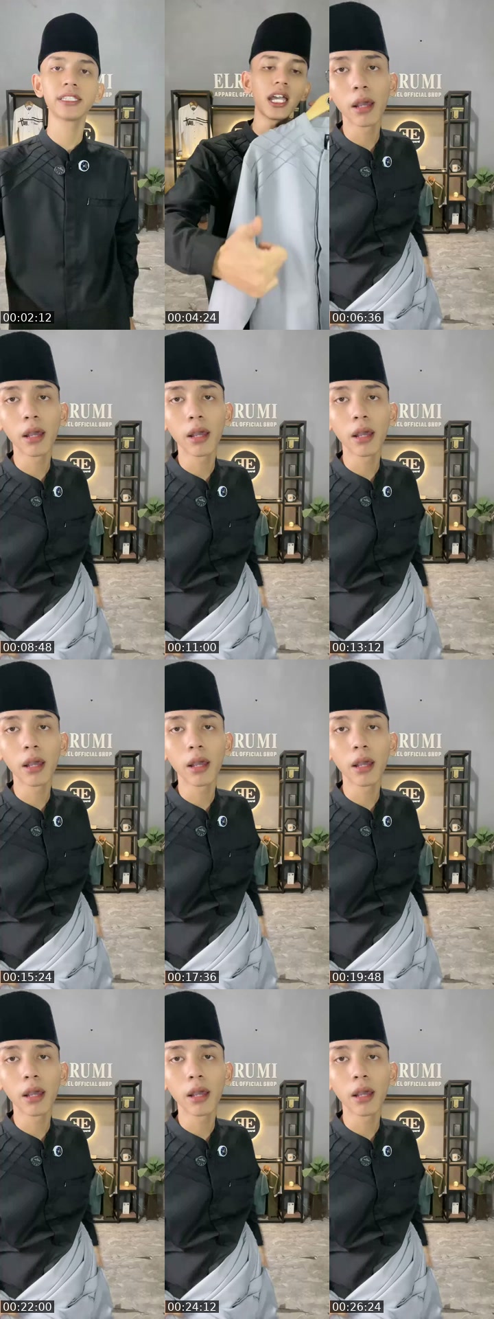 TikTok live: Promo baju koko pria by @elrumi_apparel_official