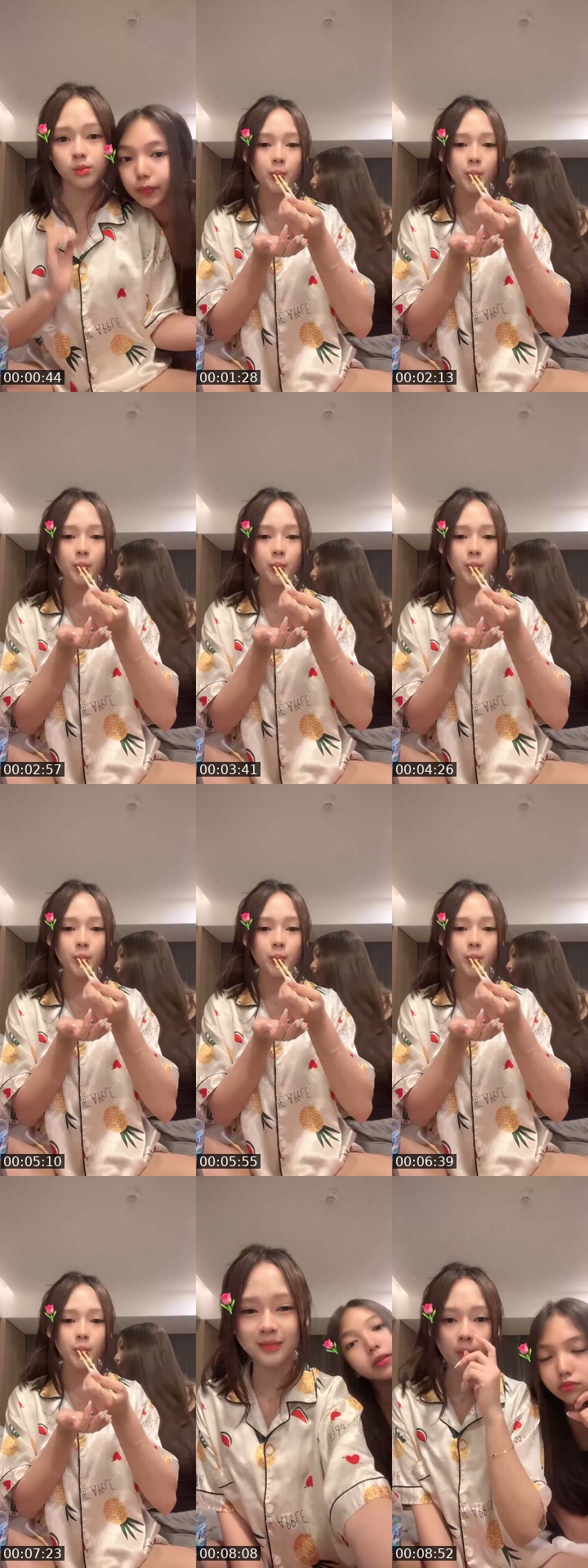 TikTok live: mukbang by @clathaniaa
