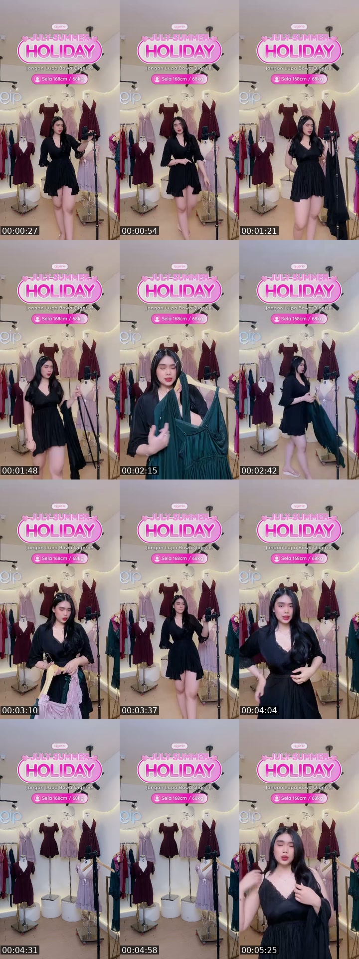 TikTok live: GUNCANG HARGA SLEEPWEAR🔥‼️ by @qigerie