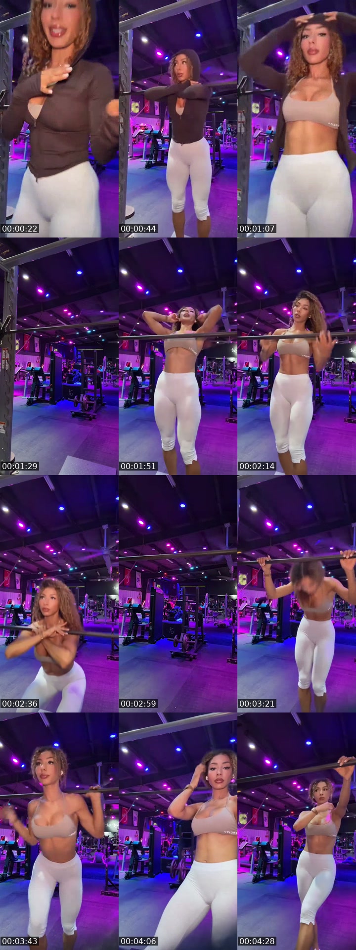 TikTok live: GYM🍑 by @mia.sor