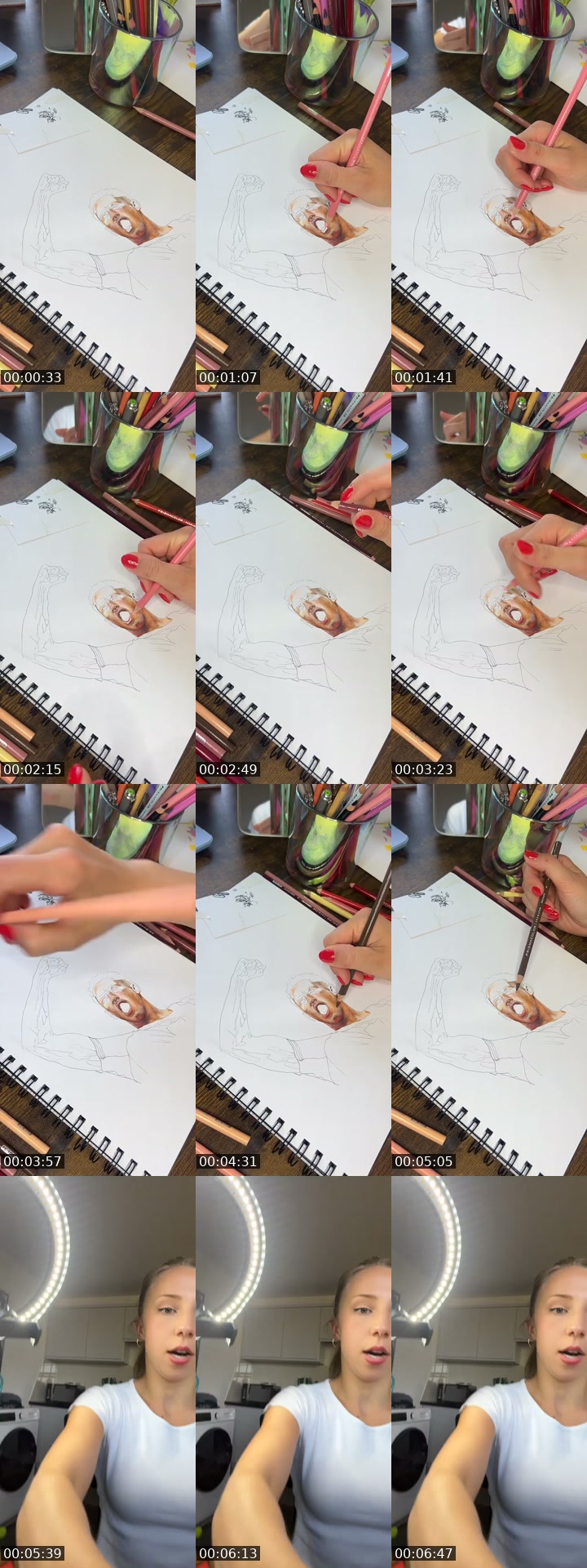 TikTok live: Drawing Jude Bellingham🏴󠁧󠁢󠁥󠁮󠁧󠁿🦁 by @grace_cerveny
