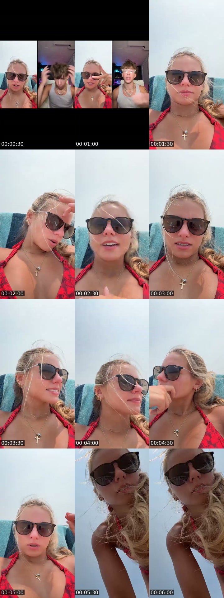 TikTok live: At the beach come ask me ?? by @jess.farewell