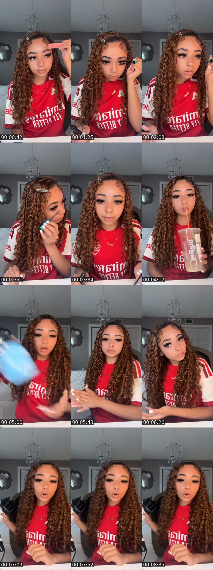 TikTok live: grwm by @teepriv4