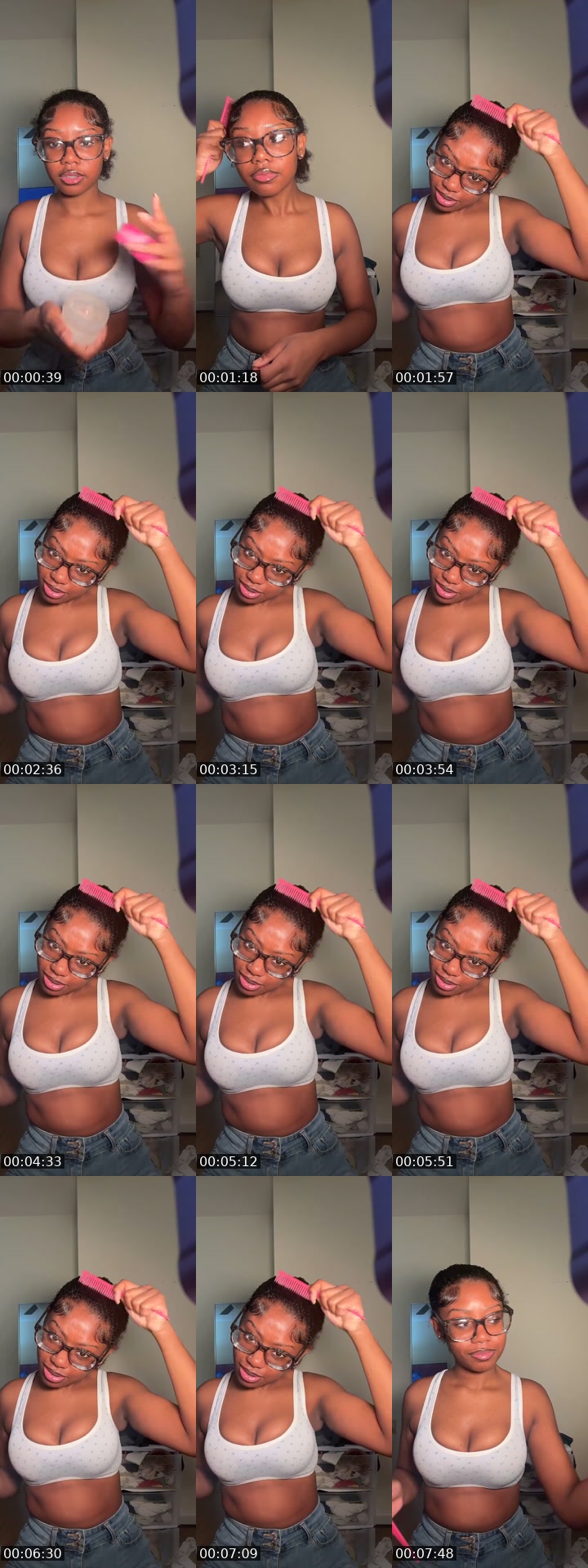 TikTok live: 10 galaxies by @aaliyaahhmonett