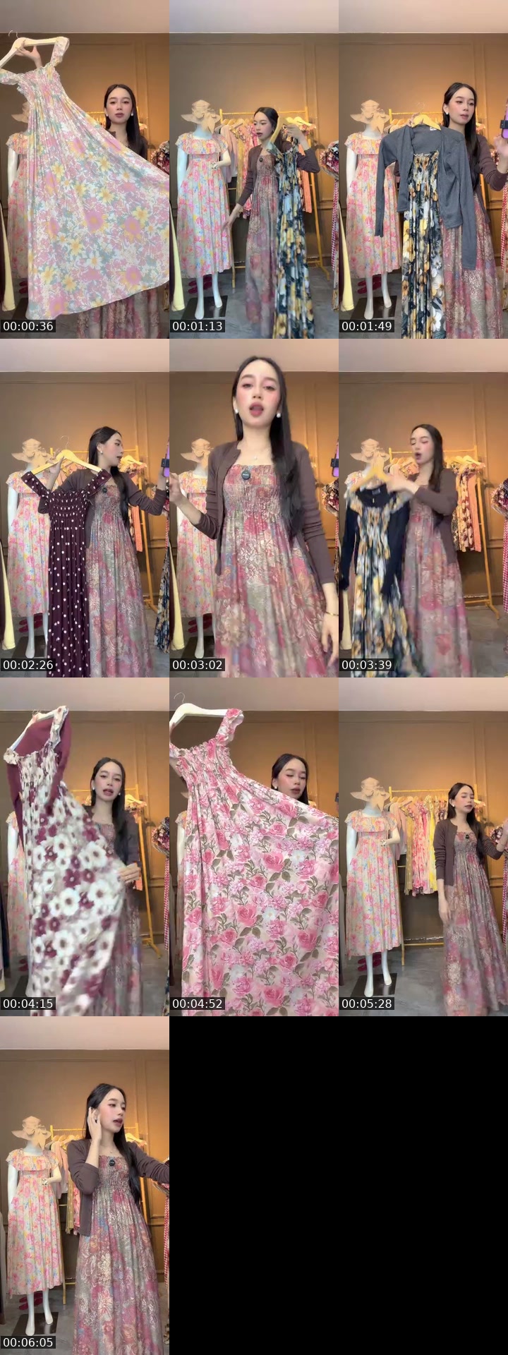 TikTok live: marion long dress by @sirrin_girls