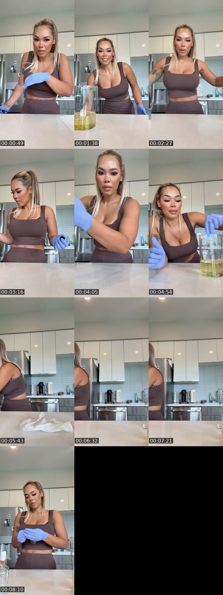 TikTok live: Making Saint Glow by @natalielaneeb