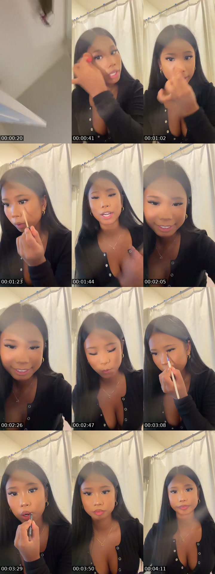 TikTok live: GRWM! by @1uvdoris