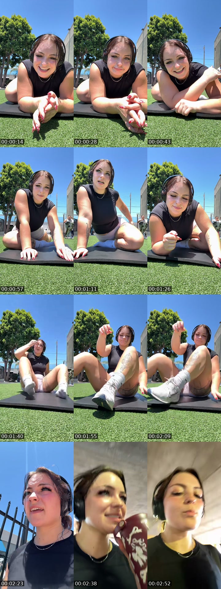 TikTok live: STRETCHING OUT 👀😩 by @cummings0131