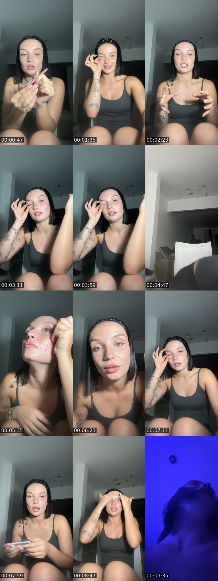 TikTok live: Skin care time by @lluana.mello