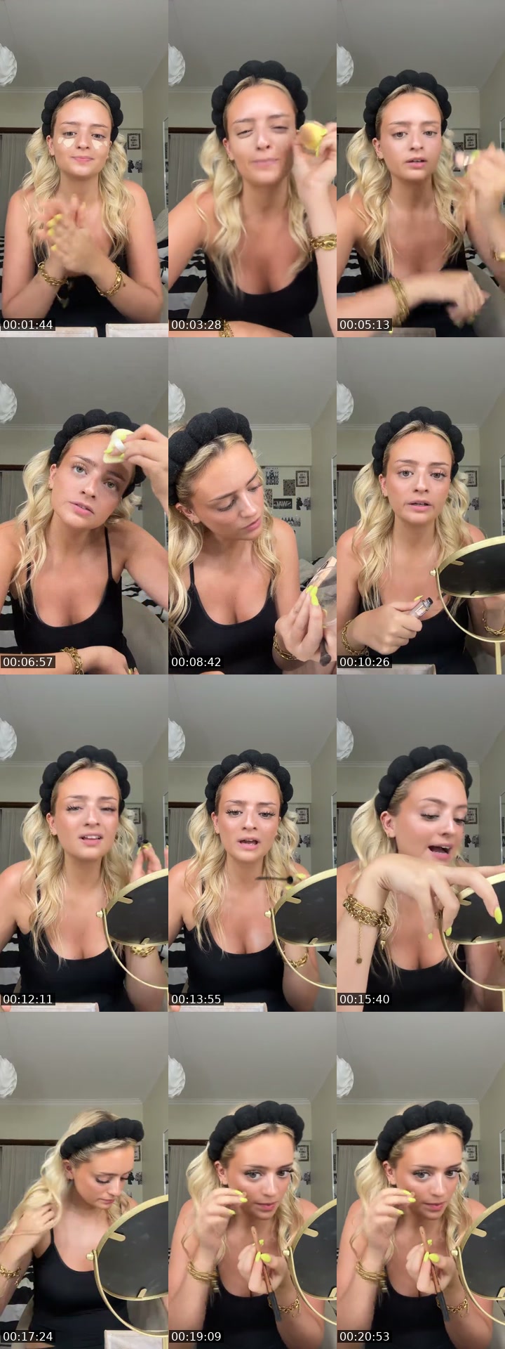 TikTok live: maquilhar me 🐬🍋‍🟩 by @carolinacallapez