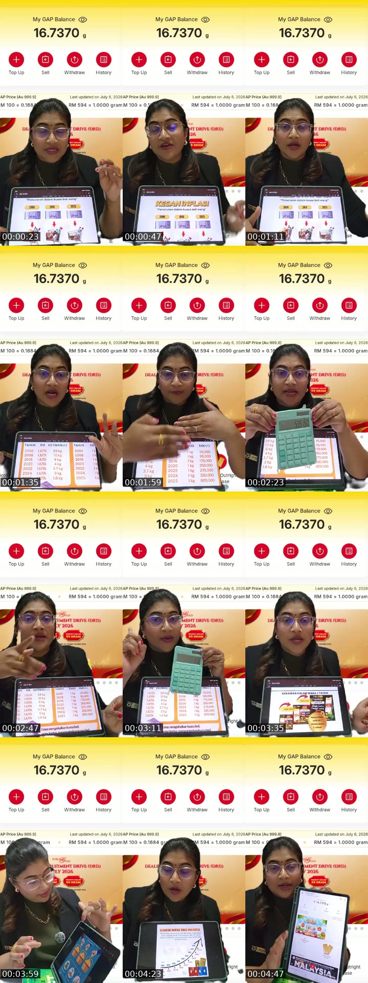 TikTok live: Cara Kumpul Gram Emas - RM100 by @dryuvaranipg