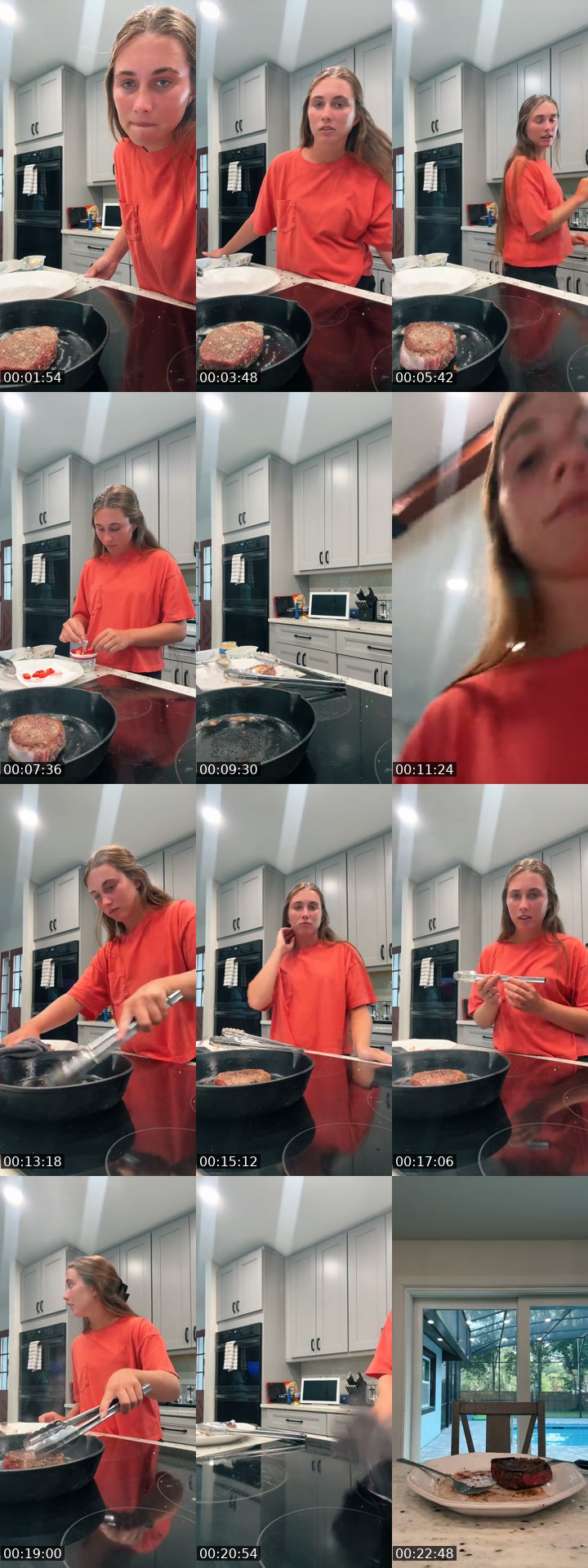 TikTok live: cook dinner w me by @secretspamm8888