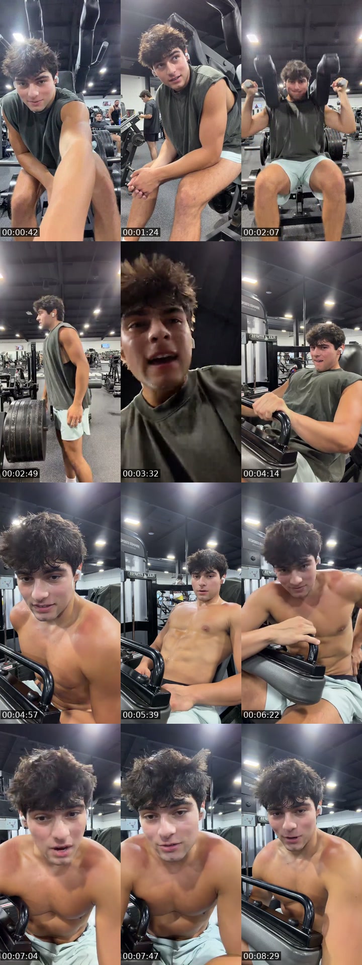 TikTok live: leg day by @basetxraofi