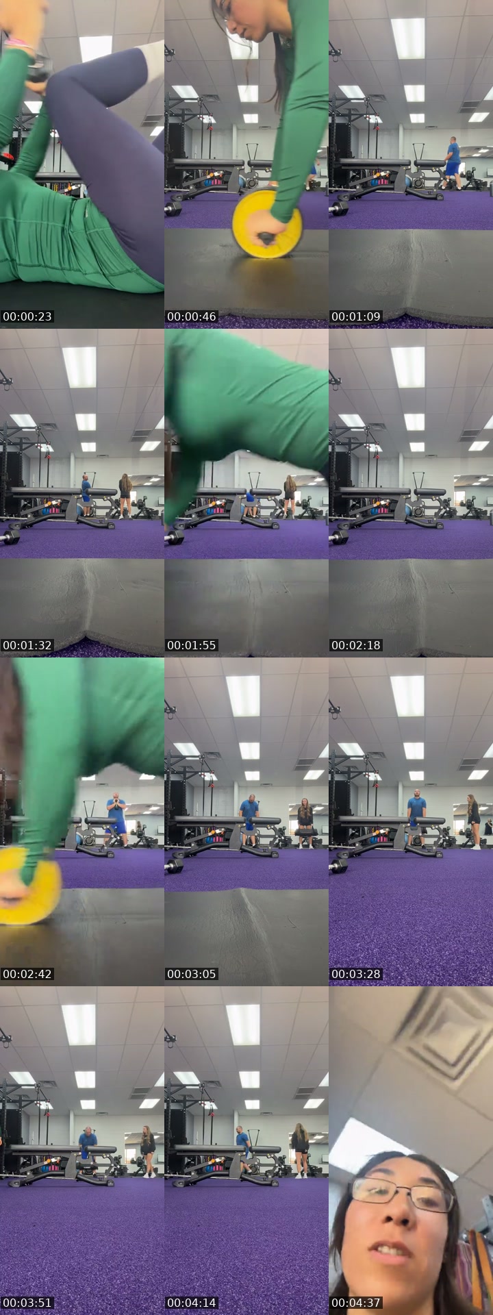 TikTok live: Casual workout by @justcallmeesme