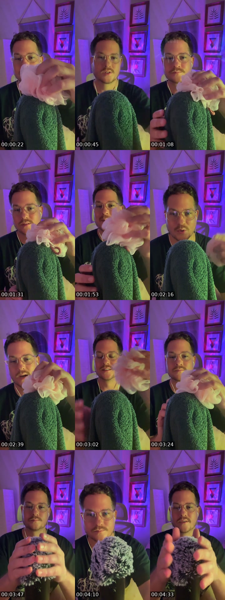 TikTok live: Cozy ASMR by @codymcgibbon