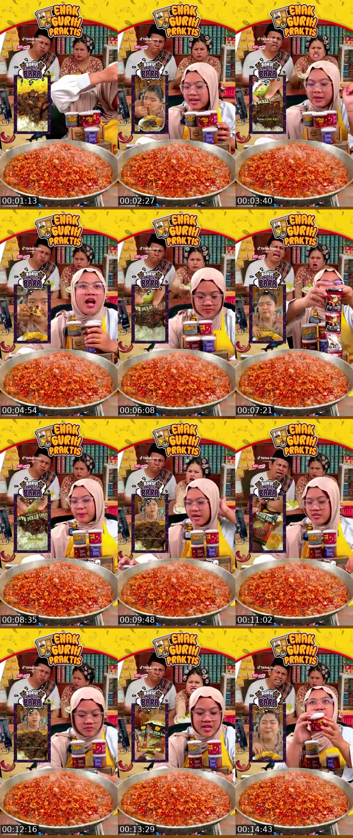 TikTok live: TEMAN MAKAN BARENG KELUARGA🌶😍 by @eatsambel